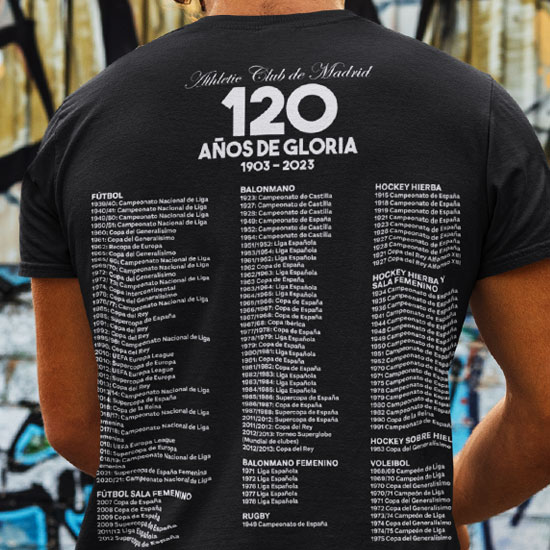 Camiseta 120 aniversario