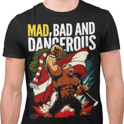 Camiseta Mad Bad and Dangerous Oso y madroño